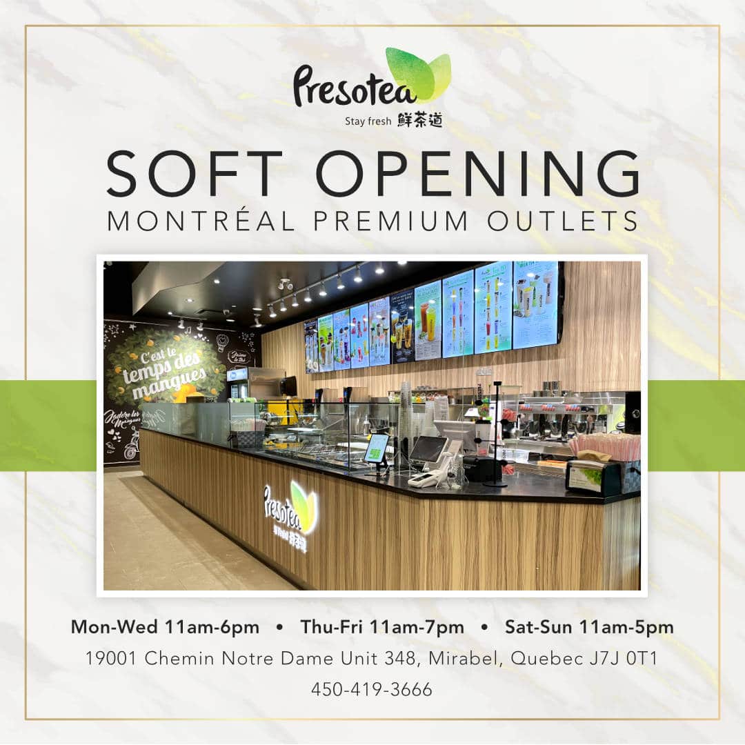 Montréal Premium Outlets Store Soft Opening