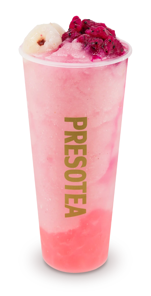 Sakura Dragon Fruit Lychee Slush