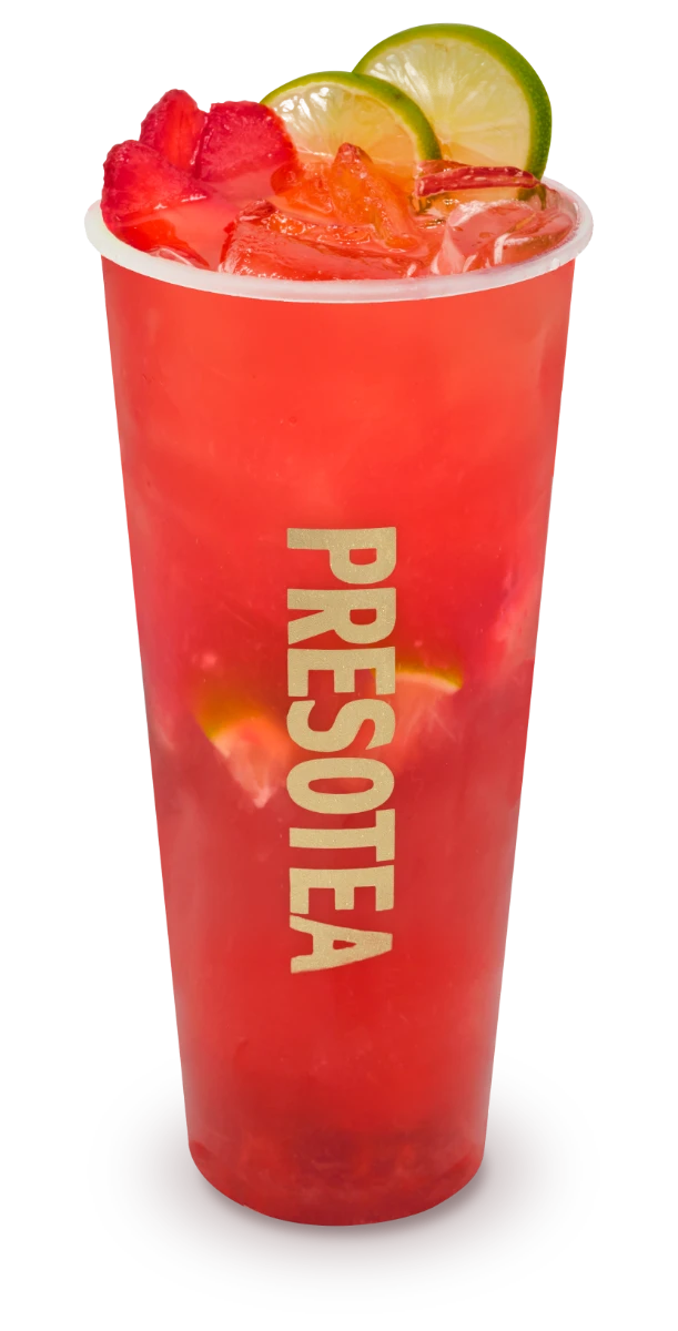Strawberry Lime Crush Tea